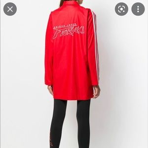 Women's Adidas Originals X Fiorucci Jacket Red Waterproof